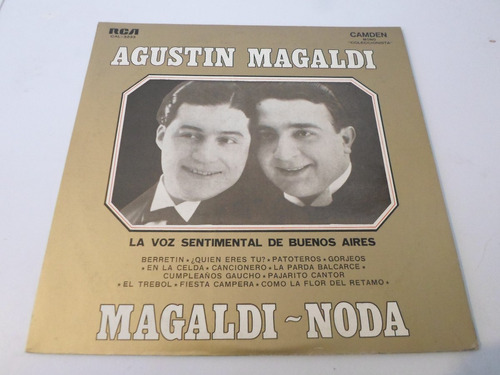 A Magaldi / P Noda - La Voz Sentimental - Vinilo Argentino