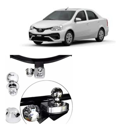 Reboque Toyota Etios Sedan 2017 2018 2019 0 Furos