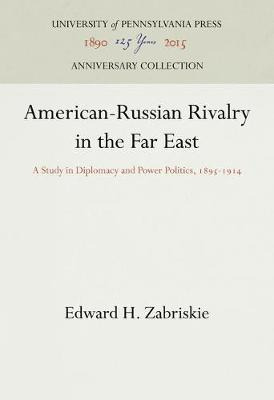 Libro American-russian Rivalry In The Far East : A Study ...