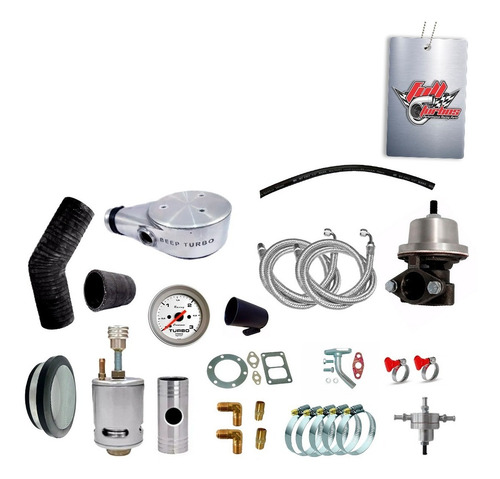 Imagem 5 de 5 de Kit Turbo Vw Ap Farol Carburado + Turbina Auto Avionics A50