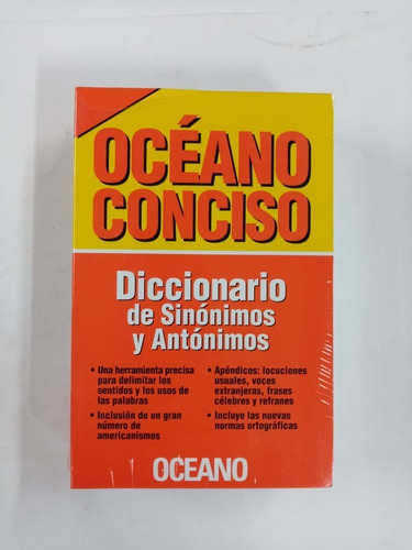 Diccionario De Sinónimos Y Antónimos Océano Conciso