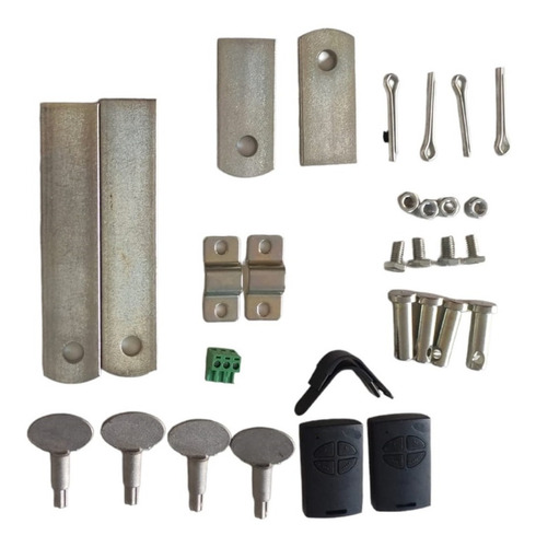 Kit Click Duo 1/2 Hp 2 Centrales Porton Abatible 3mts