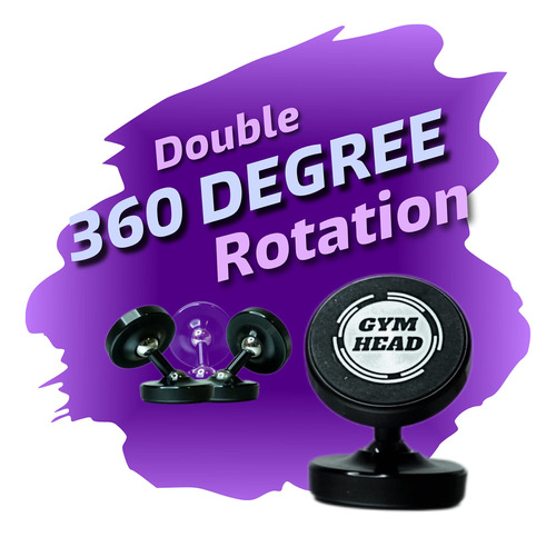 Doble Rotacion 360 Grado - Imane Recubierto Silicona Fuerte