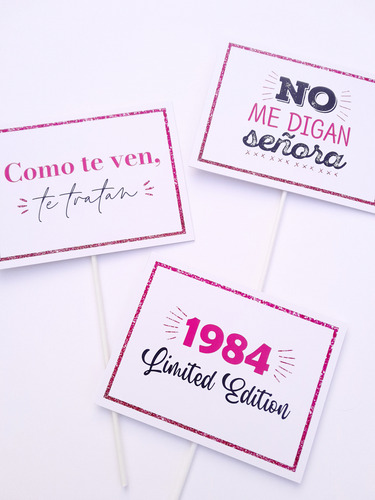 Props Corpóreos Sintra 1mm Personalizados Para Fotos Frases