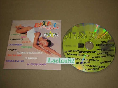 Baila A Todo Ritmo Vol 6 - 02 Orfeon Cd Yaguaru Tony Acerina