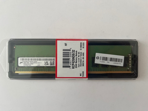 Memoria Ram Kingston Ddr4, 2666mhz, 32gb