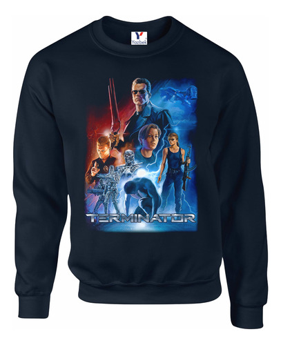 Sudadera Terminator, Unisex Cuello Redondo 02