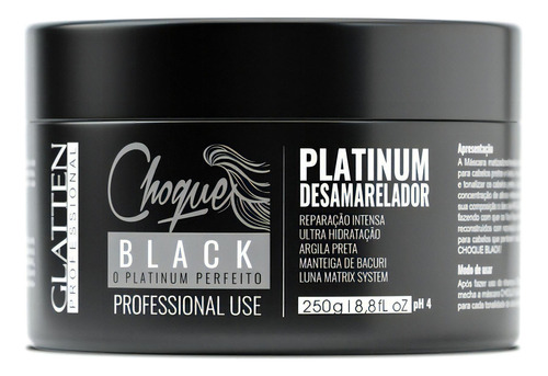 Máscara Matizadora Choque Black - 250g