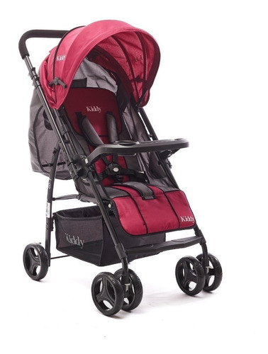 Imagen 5 de 8 de Cochecito Bebé Kiddy Go Ts Manija Rebatible + Huevito