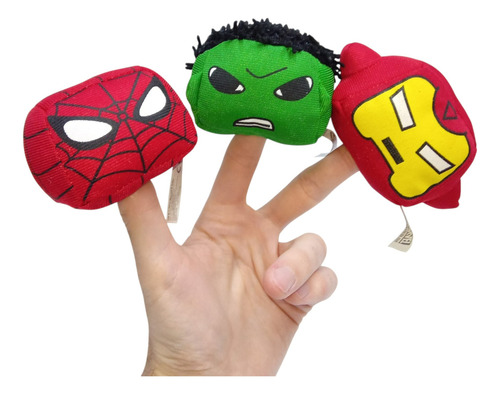 Peluche Plush Finger Puppet Marvel Vengadores Iron Man Títere Iron Man - Finger Puppet