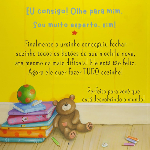 Eu Consigo! Livro Infantil - Celebrando As Primeiras Conquistas Das Crianças