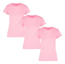 Comprar Paquete De 3 Blusas Playeras Mujer Manga Corta Casual Dama