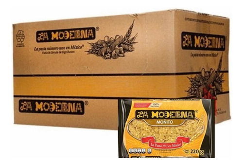 Caja De Sopa La Moderna Moño ; Caja Con 20 Pz De 200gr