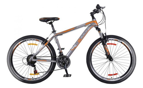 Bicicleta Baccio Sunny 27.5 Montaña 21 Velocidades Shimano Color Gris/naranja Tamaño Del Cuadro M