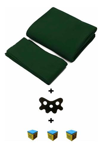 Paño Para Mesa De Billar De Pool 5 M Color Verde