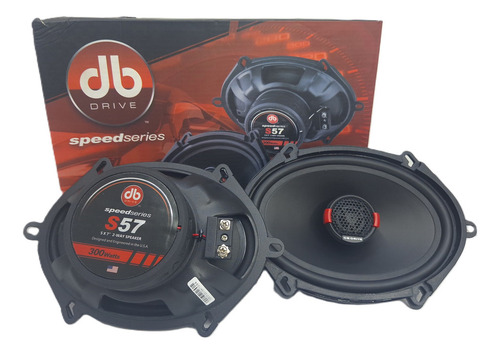 Bocinas Coaxiales Db Drive S57 65w Rms 5x7 PuLG 4ohms 2 Vías