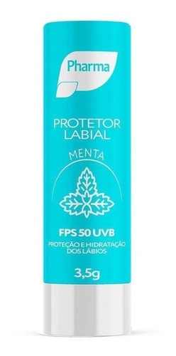 Imagem 1 de 4 de Protetor Labial E Solar Proteção Fps50 Bastão Menta Pharma