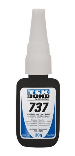 Cola 737 Tekbond 20g Base De Borracha Alta Viscosidade