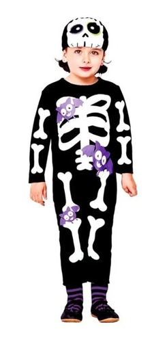 Disfraz Para Bebe Niños Esqueleto Hallowen
