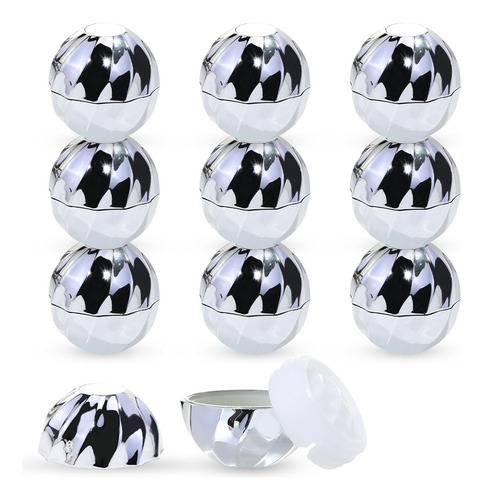 Recipientes Vacíos De Bálsamo Labial 7 Ml Plata