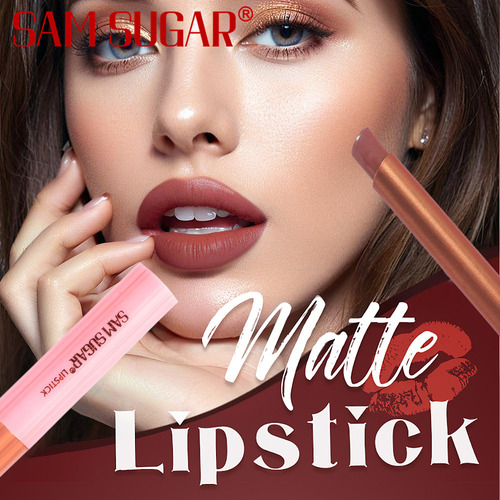 Lápiz Labial Hidratante De Larga Duración 1pcs