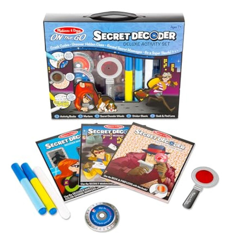 Melissa &amp; Doug, On The Go Secret Decoder, Set