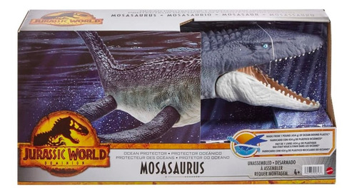 Muñeco Dinosaurio Mosasaurus Jurassic World 75cm Mattel Orig