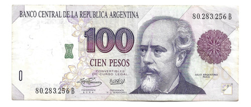 Liquido Billete Argentina 100 Pesos Convertibles 1° Diseño