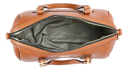 Bolsa Feminina Chenson Baú Média Alça Dupla Cor Preto