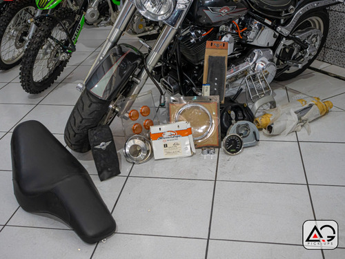 Harley Davidson Fat Boy Flstf 08/2008 Só 7.671 Kms