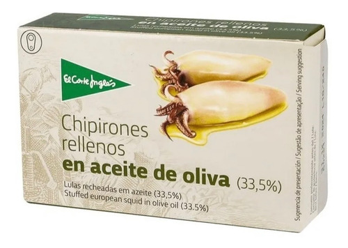 Calamares Rellenos En Aceite Oliva Enlatados El Corte Inglés