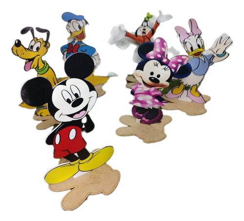 Personaje, Centro De Mesa, 10 Pz Mickey Mouse