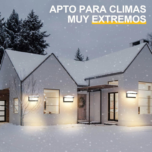 * Luz Exterior De Aluminio De Pared Ip65 Resistente Al Agua