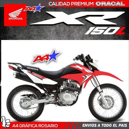 Honda Xr 150l Kit De Calcos Calcos Tipo Tornado