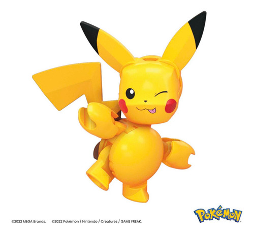 Mega Juguete De Construcción Set De Evoluciones De Pikachu
