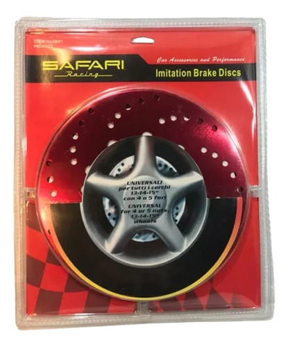 Chapas Cubre Discos Freno Brake Cover Tuning Silver .x2 D220