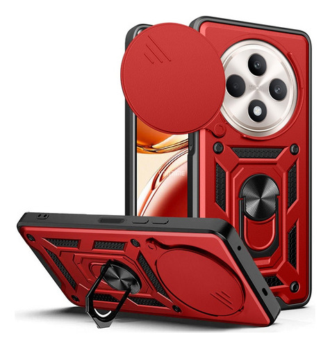 Funda Para Oppo Reno 12f Ventanas Correderas+mica 2024