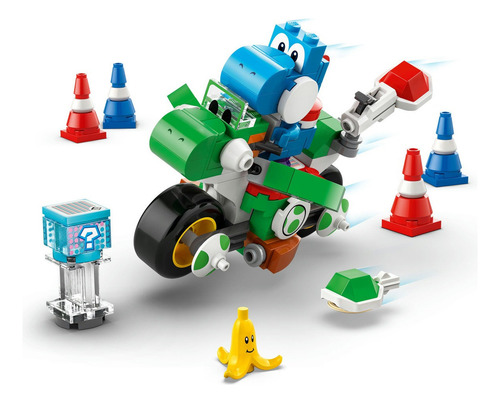 Lego Super Mario 72031: Mario Y Yoshi En Yoshiciclo 133 Mario Bros