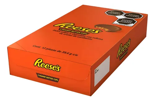 Chocolate Reese's Two Cups 39.6g Pack De 12 Piezas
