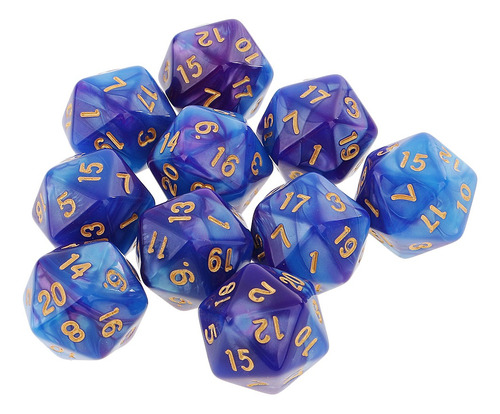 Dungeons And Dragons Dice Games Blue Purple