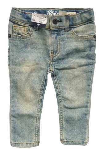 Pantalones Jeans Para Bebe Niño De Carters Oshkosh Unicolor 