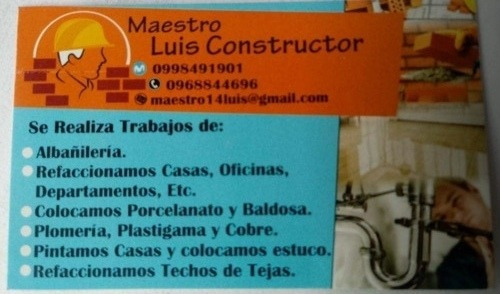 Imagen 5 de 5 de Realizo Travajos De Albañileria Plomeria Gymsup Cerrajeria