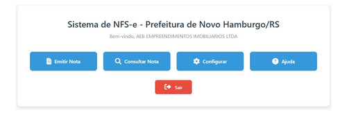 Sistema Nfse Novo Hamburgo /rs