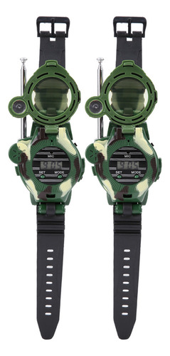 Reloj Walkie Talkies 2 Piezas Niños Simulación Militar