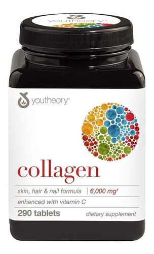 Youtheory Collagen 6000mg 290ct Sabor Flavorless