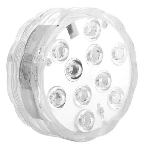 Luz Led Control Remoto Luces Multicolor Sumergible Piscina 