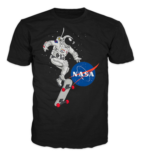 Camiseta Moda Urbana Nasa Astronautas Adultos Y Niños