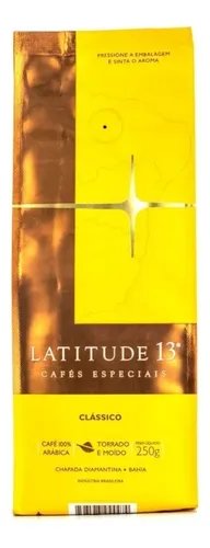 Café Latitude 13º Clássico Tradicional Torrado E Moído 250g