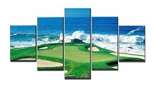 Pebble Beach Golf Course-california, Ee. Uu., Arte De Pared,