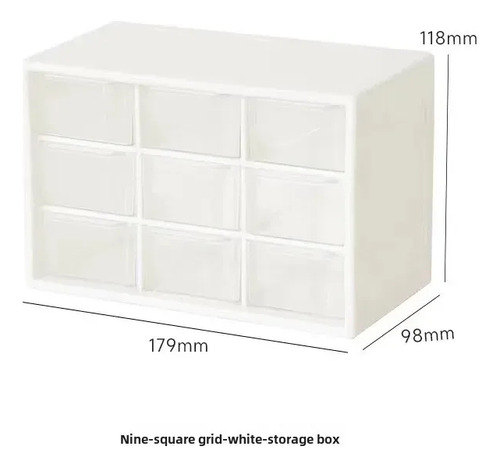 Caja De Almacenamiento De Escritorio De 18 Litros Para Organ